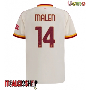 AS Roma Donyell Malen #14 Seconda Maglia 2026-27 Manica Corta AS Roma Donyell Malen #14 Seconda Maglia 2026-27 Manica Corta